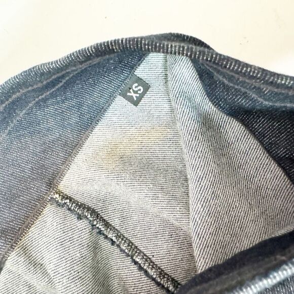 The Row Blue Denim Slim Trouser Pants Cotton Elastic Waist Women’s Size XS - Picture 11 of 15